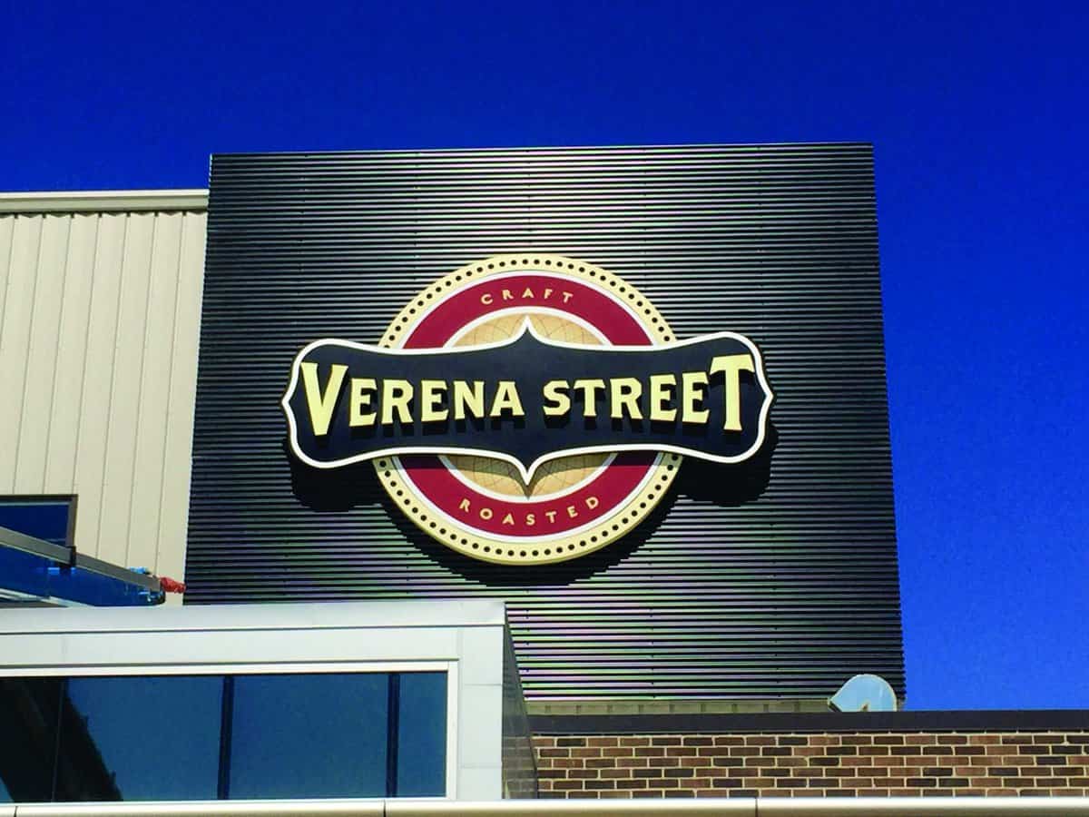 Verena Street Exterior Illuminated logo