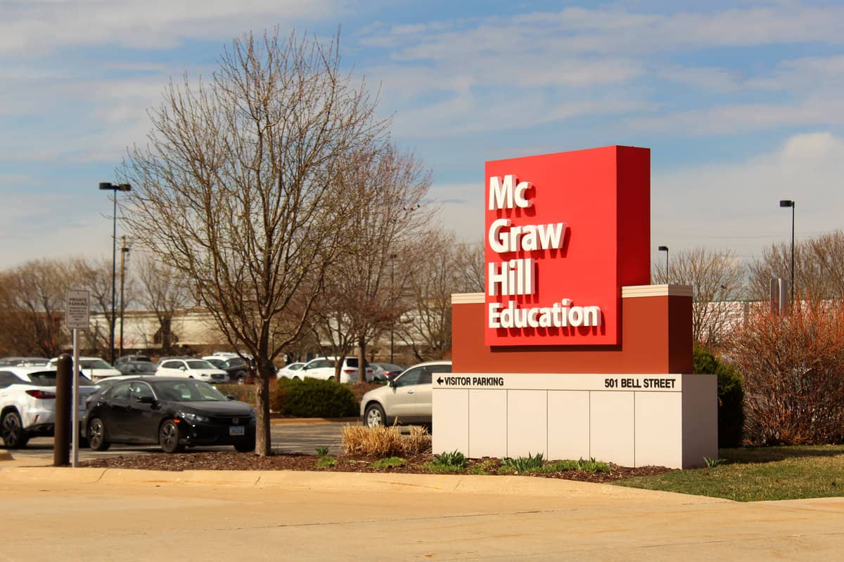 McGraw Hill Monument Sign